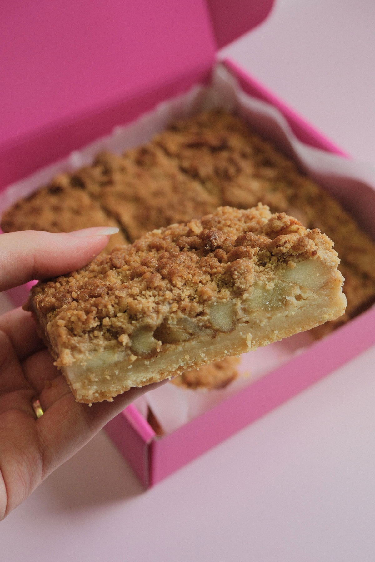Apple Crumble Slice