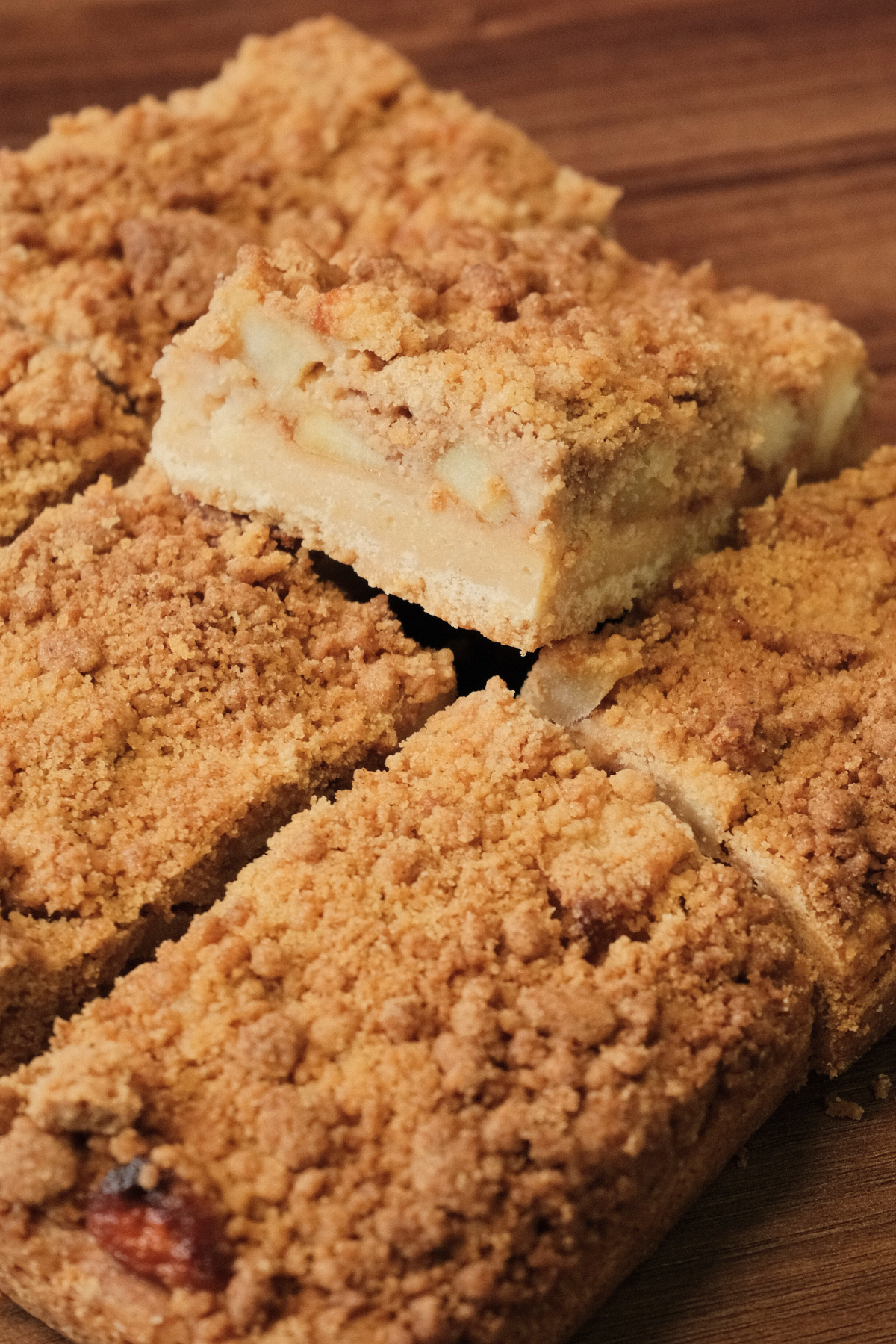 Apple Crumble Slice