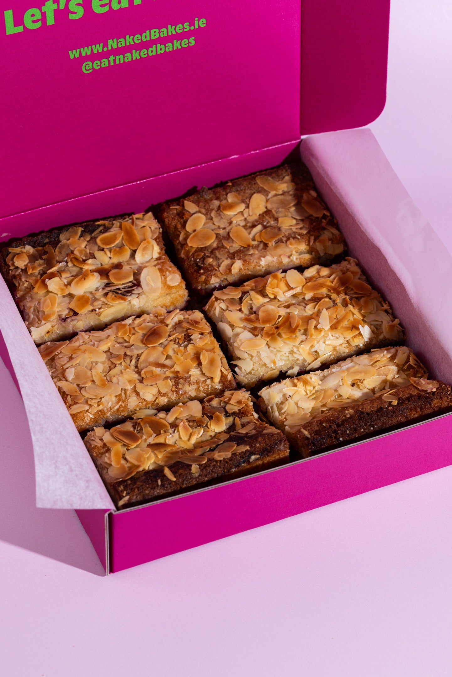Cherry Bakewell Slice