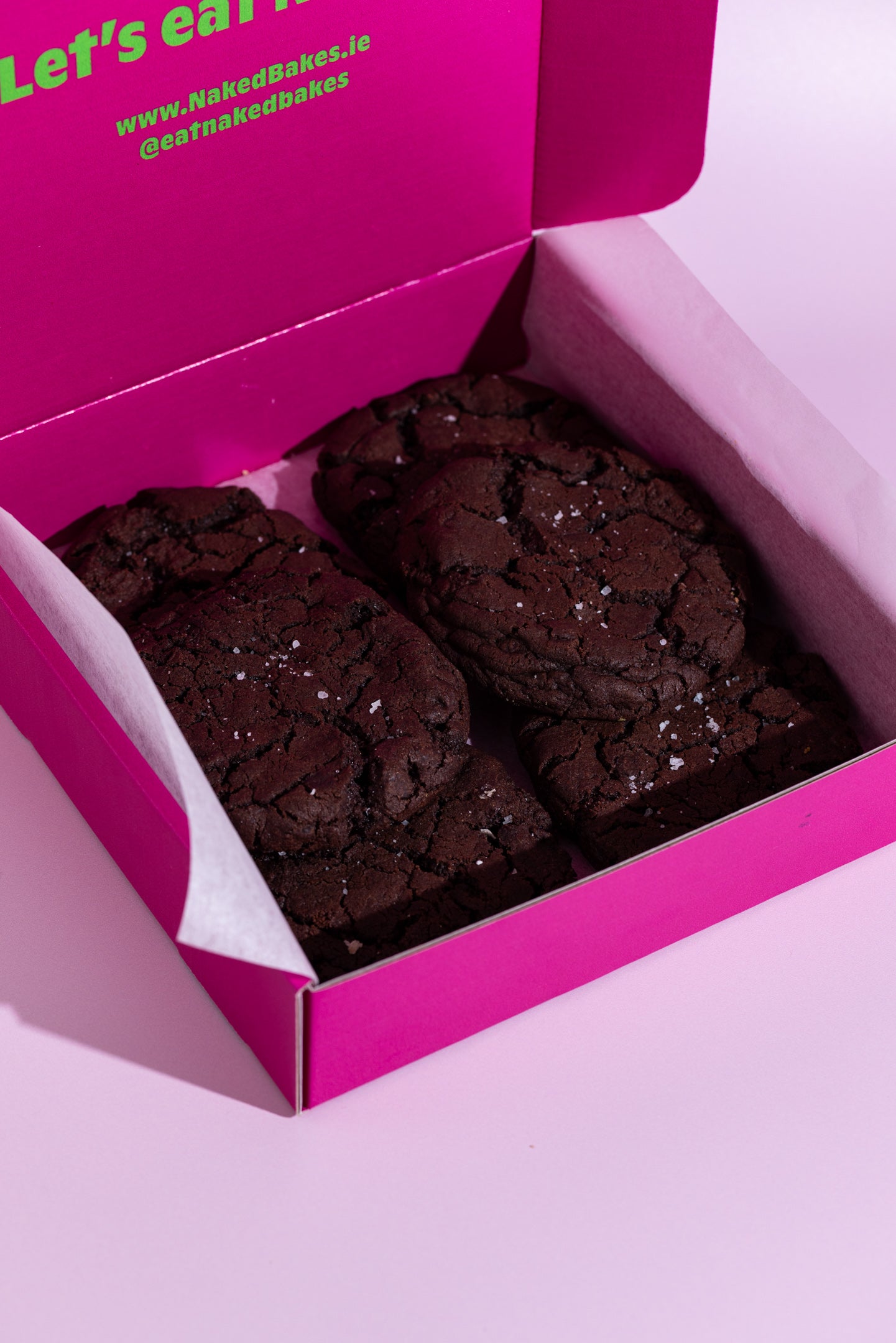 Salted Double Chocolate Chip Brookies