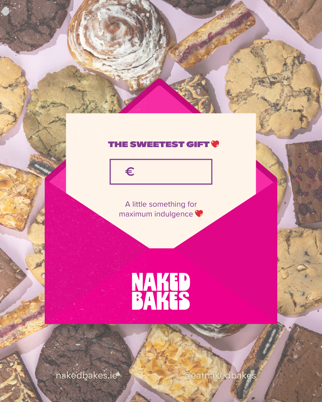 Naked Bakes vegan gift voucher