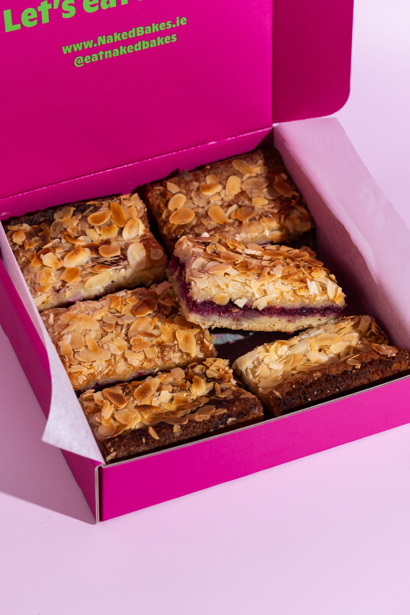 Cherry Bakewell Slice